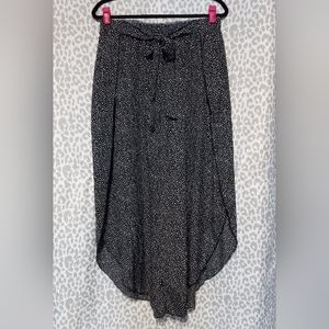 SHEIN VCAY Front Tie Wide Leg Pants